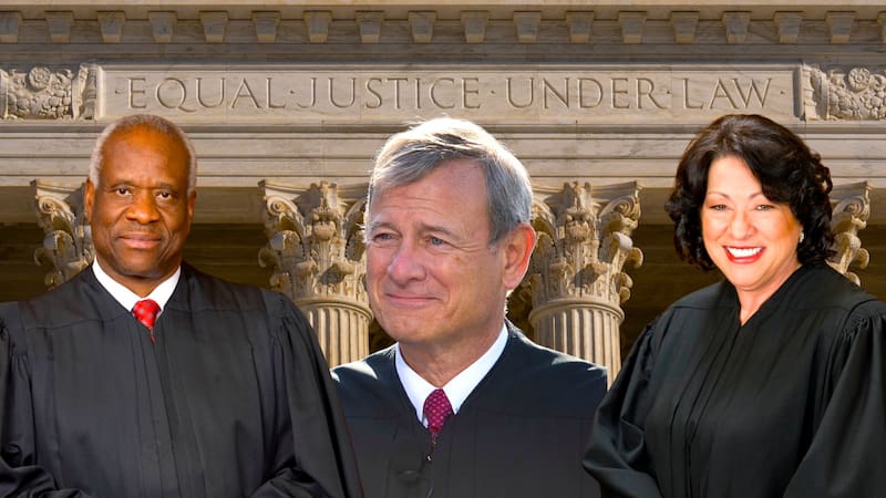 Jueces de la Corte Suprema de Estados Unidos.