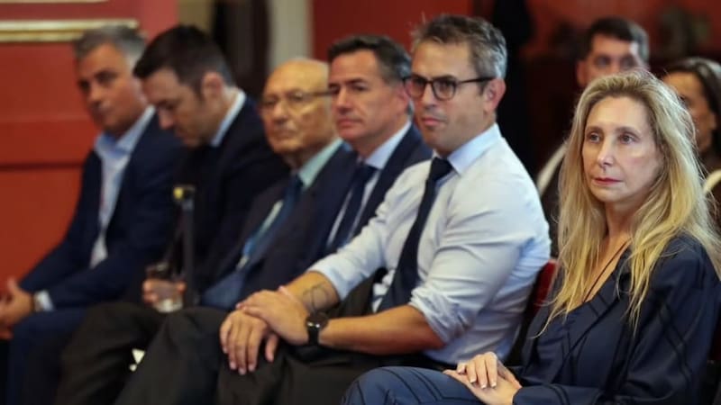 Karina Milei con Martín Menem y Gabriel Bornoroni