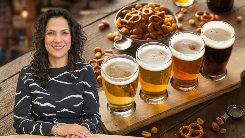 Karla Siqueiros, de Cerveceros de México.