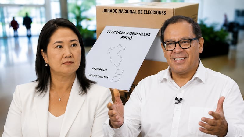 Ninguno de los dos candidatos —Fujimori con 17,9% y Sánchez con 12,3%— superó el 18% de los sufragios en primera vuelta por sí solo.