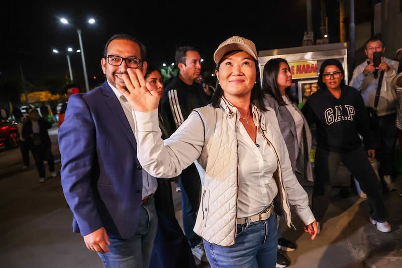 Keiko logró consolidar una organización política con presencia nacional. (Fuente: EFE)