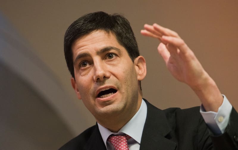 LONDON (United Kingdom), 30/01/2026.- (FILE) Kevin Warsh speaks during a press conference announcing the publication of the Warsh Report at the Bank of England in London, Britain, 11 December 2014 (reissued 30 January 2026). US President Donald Trump has announced Kevin Warsh as his nomination for the next chair of the Federal Reserve, according to a post on his Truth Social platform. (Reino Unido, Londres) EFE/EPA/WILL OLIVER