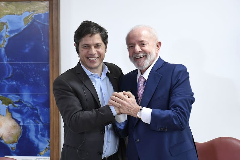 Axel Kicillof y Lula Da Silva