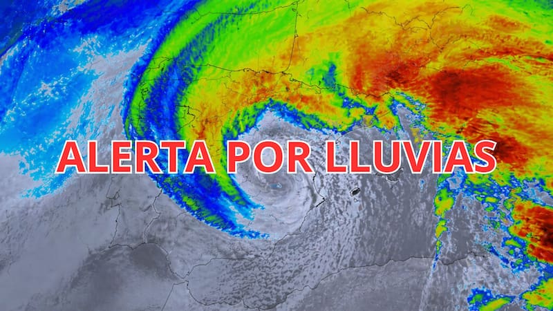 La AEMET advierte por un diluvio histórico con granizo que durará todo este fin de semana y afectará a esta comunidad autónoma