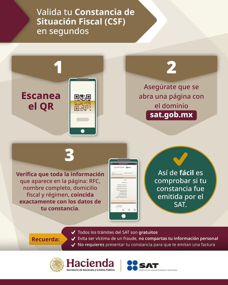 La autoridad fiscal explicó que este documento no es un requisito legal y advirtió que su solicitud indebida puede derivar en sanciones económicas.