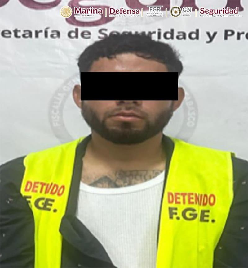 Golpe a las maras en México: La captura de Óscar Ariel “N”, alias “El Cabra”.