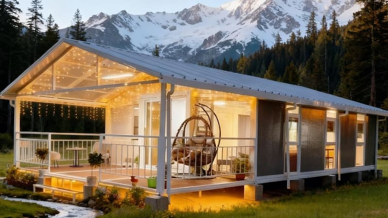 La casa prefabricada publicada en Amazon. (Fuente: Amazon)