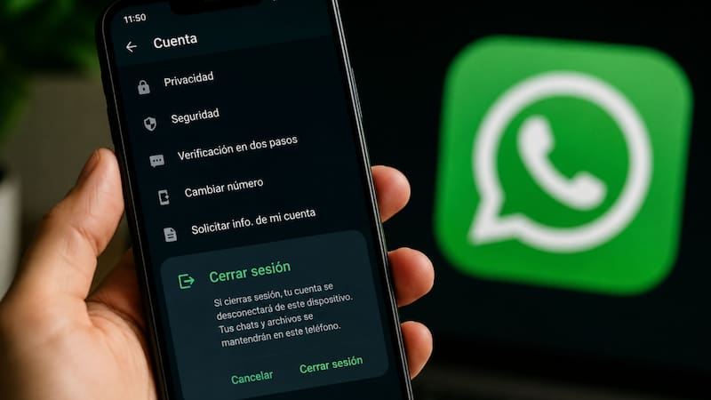 La configuración de WhatsApp que habrá que modificar para conseguir el nombre de usuario.