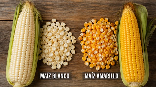 Maíz blanco o maíz amarillo: cuál conviene comprar y por qué es mejor