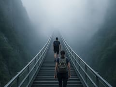 China edifica la “escalera al cielo”, un sistema que permite subir una montaña en apenas 10 minutos