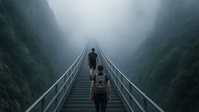China construye una espectacular “escalera al cielo”: permite subir una montaña en solo 10 minutos
