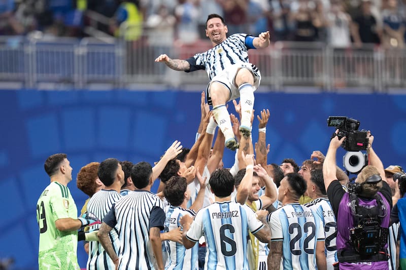 La euforia del un país tras el triunfo de la Selección.