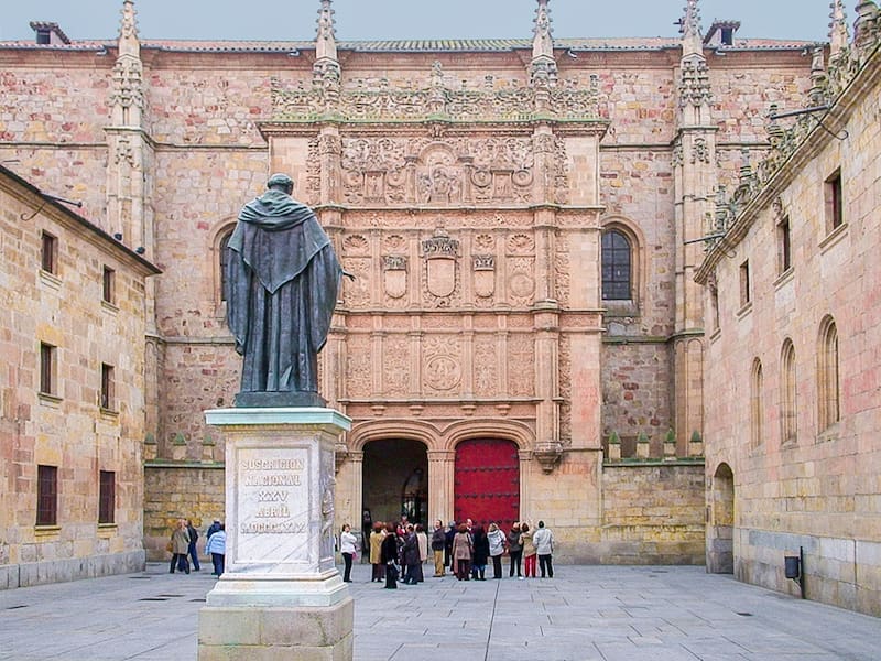La histórica Universidad de Salamanca, España. (Fuente: archivo)