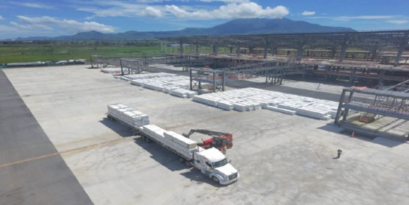Imagen de los avances del nuevo aeropuerto de México en Nayarit.