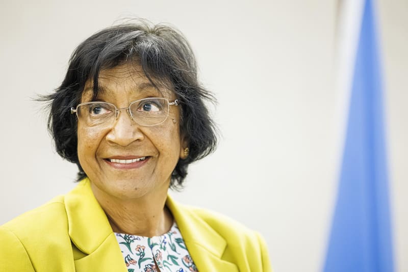 La jueza sudafricana Navanethem "Navi" Pillay, Premio Nobel de la Paz 2026 - (Noruega, Suiza, Ginebra) EFE/EPA/VALENTIN FLAURAUD