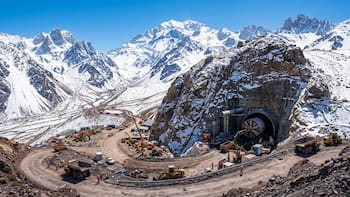 El paso fronterizo más alto de Sudamérica está en Argentina: la megaobra que busca perforar la Cordillera de los Andes