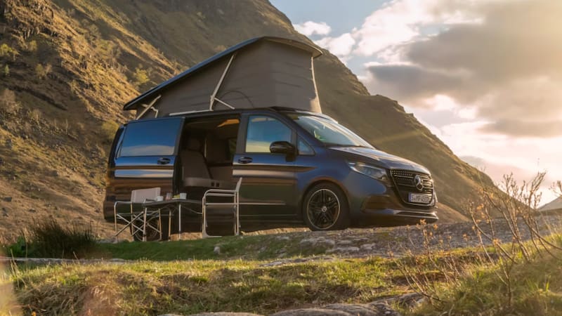 La mejor furgoneta camper del mercado: esta van es ideal para viajes largos. (Fuente: Mercedes-Benz)