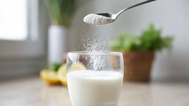 Para qué sirve mezclar 20 gramos de bicarbonato en un vaso de leche: lo recomienda los expertos