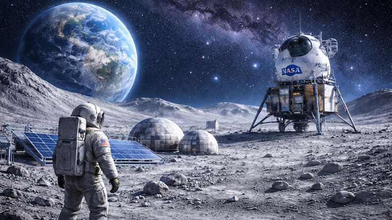 La NASA recompensará con 3 millones de dólares a la persona que resuelva este problema lunar que no tiene respuesta. Foto: ChatGPT