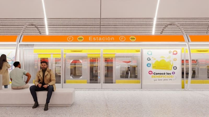 La obra civil de la línea F demandará una inversión de u$s 1350 millones