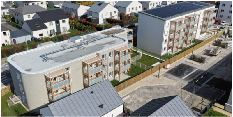 La obra combina impresión 3D, vivienda social y eficiencia energética, con una estructura levantada en apenas 34 días de trabajo.
