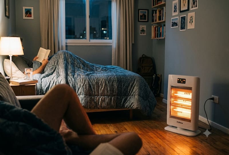 La posibilidad de mover el calefactor entre distintos ambientes permite optimizar su uso.