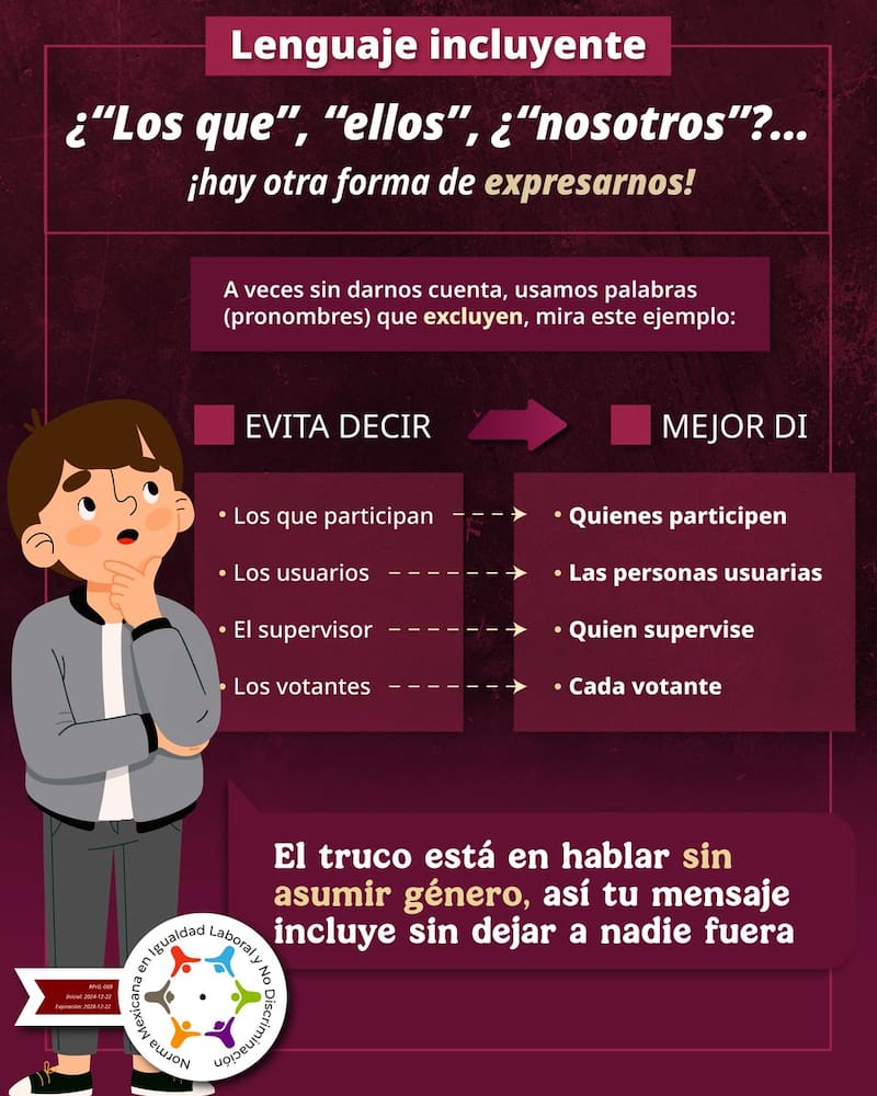 Frases propuestas desde le ISSSTE.