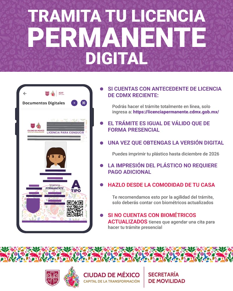 Trámite de la licencia permanente ditigital