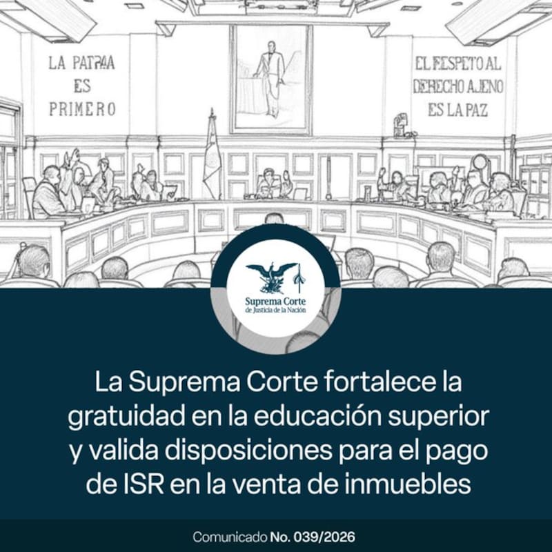 La Suprema Corte difundió uno de sus fallos más recientes a través de sus canales oficiales de comunicación. (Foto: Archivo)