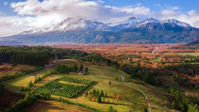 El restaurante patagónico escondido en el laberinto más grande de Sudamérica. Foto: (@laberintopatagonia)