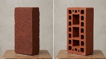 Ladrillo macizo o ladrillo hueco: cuál es mejor y cuál recomiendan los expertos para construir