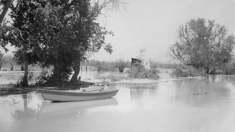St. Thomas quedó sumergido bajo las aguas del lago Mead tras la construcción de la presa Hoover.