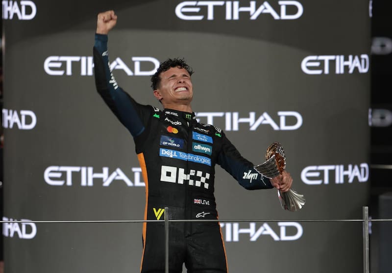 Lando Norris, piloto de McLaren, se coronó campeón de la Fórmula 1 2025.