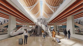 Lanzan el tren de alta velocidad subterráneo en la costa del país y unirá la ciudad para siempre