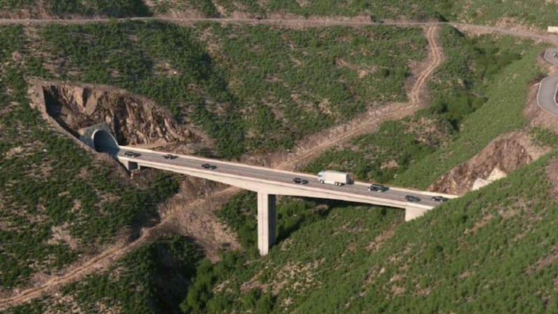 Actualmente, se construyen los viaductos de La Palma y El Risco, que estarían listos para el verano de 2027. Foto: Gobierno de Canarias