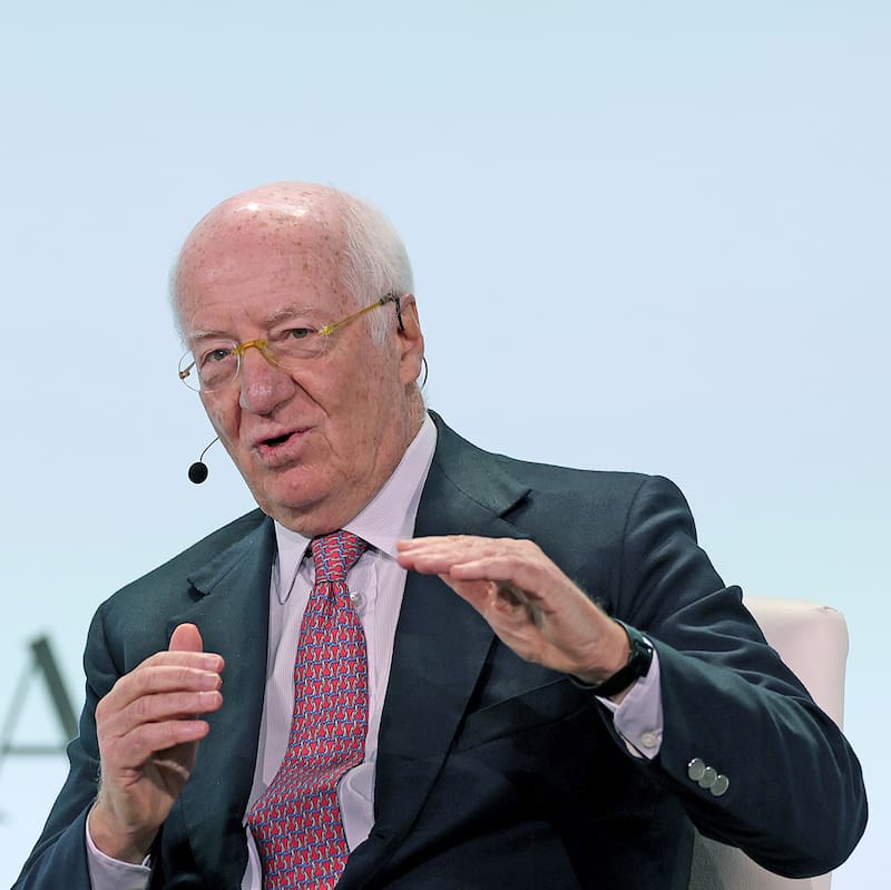 Paolo Rocca, chairman and chief executive officer of Tenaris SA, speaks during the 2024 CERAWeek by S&P Global conference in Houston, Texas, US, on Wednesday, March 20, 2024. More than 7,000 people are headed to Houston to attend the conference with a key question in mind: How to meet increasing demand for power amid the transition to clean energy. Photographer: Aaron M. Sprecher/Bloomberg