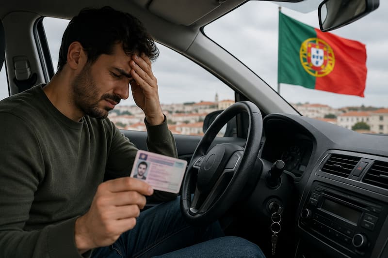 Las autoridades recuerdan que las licencias de manejo emitidas en México no son válidas para conducir vehículos en Portugal. (Foto: IA)