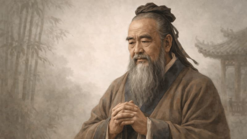 "Los más sabios y los más necios son los únicos que no cambian", la frase de Confucio que genera repercusiones en la actualidad. (Fuente: recreación con IA)
