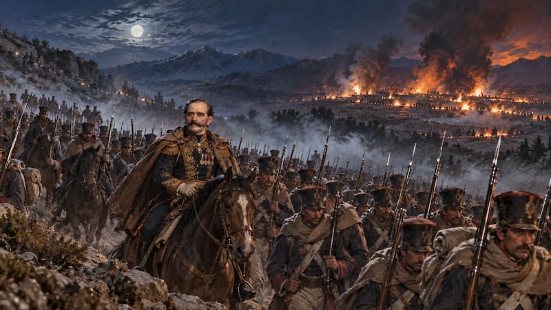 El general que salvó a un ejército en la noche más negra: Las Heras, Cancha Rayada y el regreso que tardó cuarenta años