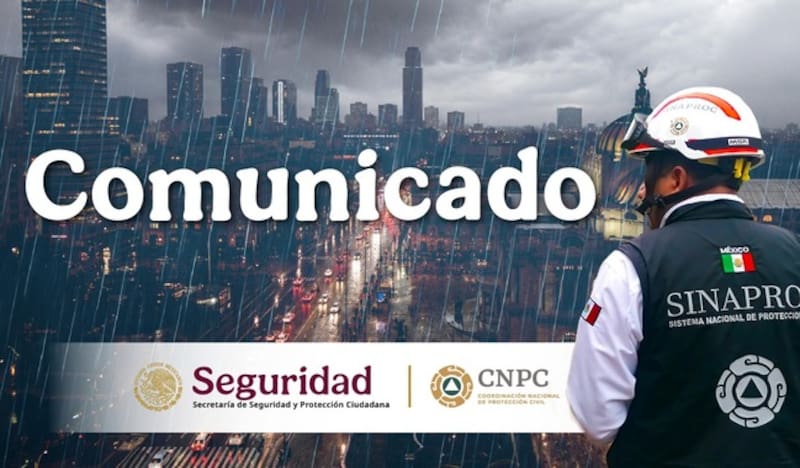 Las precipitaciones podrían provocar inundaciones, deslaves, caída de granizo y afectaciones en carreteras.
