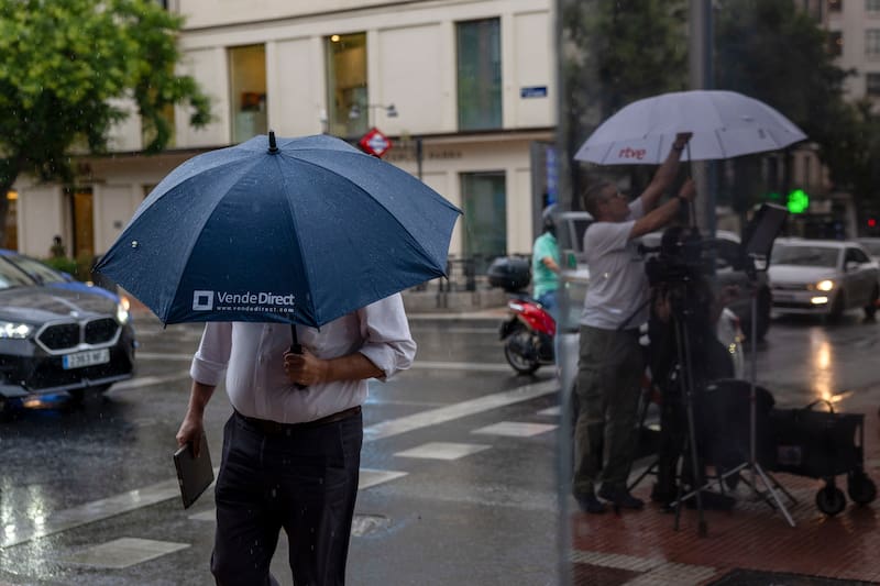 Las mayores tormentas que azotarán a España este jueves.