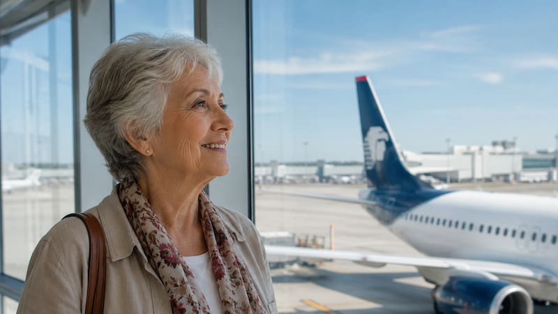 Las personas de 60 años o más que cuenten con una credencial INAPAM vigente pueden acceder a un descuento del 15% en vuelos de Aeroméxico, tanto en rutas nacionales como internacionales.