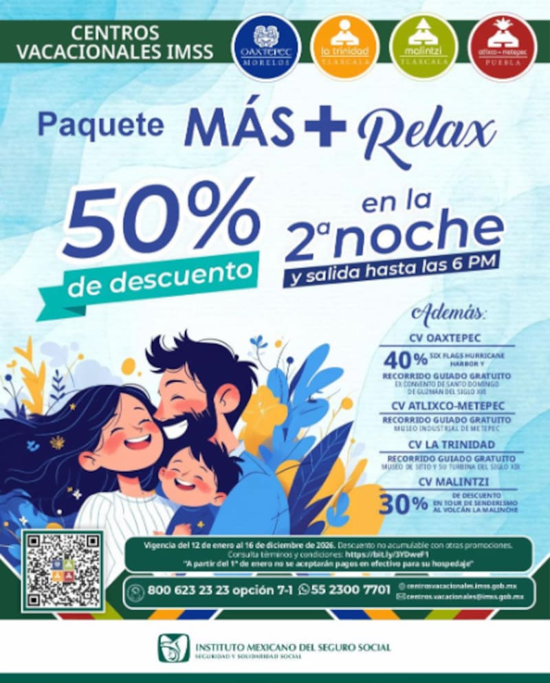 Las promociones estarán vigentes por tiempo limitado, con algunas restricciones en temporada alta.