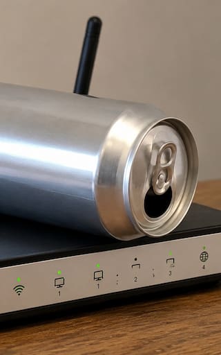 Poner una lata de cerveza vacía al lado del router del Wifi: para qué sirve y por qué lo recomiendan