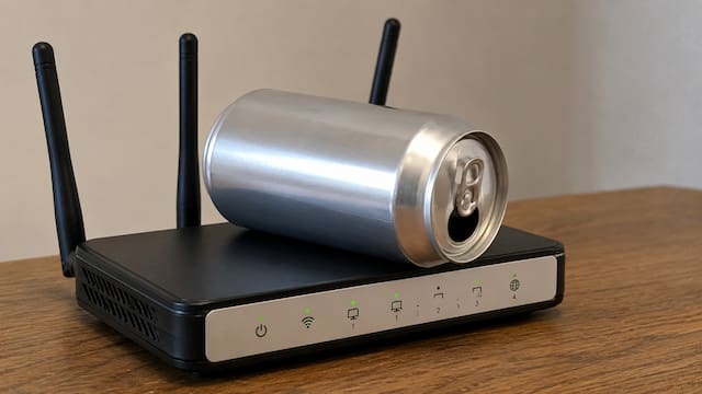 Poner una lata de cerveza vacía al lado del router del Wifi: para qué sirve y por qué lo recomiendan