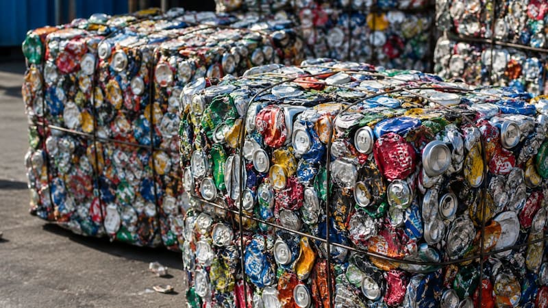 El proceso puede llevar hasta 20 horas semanales y permite reunir cerca de una tonelada de aluminio cada mes. (Foto: creada con IA)