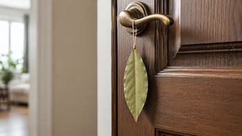 Colgar una hoja de laurel en la puerta: para qué sirve y por qué muchos lo hacen