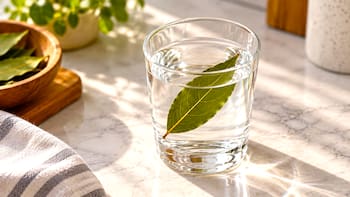 Poner una hoja de laurel en un vaso con agua: por qué lo recomiendan y para qué sirve