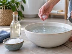 Lavar tus pies y manos con agua, vinagre y sal: para qué sirve y por qué lo recomiendan