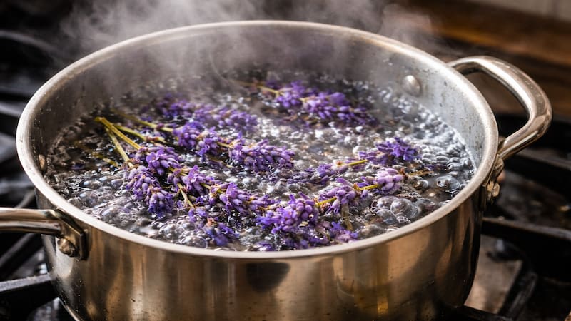 La lavanda en su forma de aceite esencial que puede ayudar a repeler algunos bichos como moscas, pulgas y cucarachas